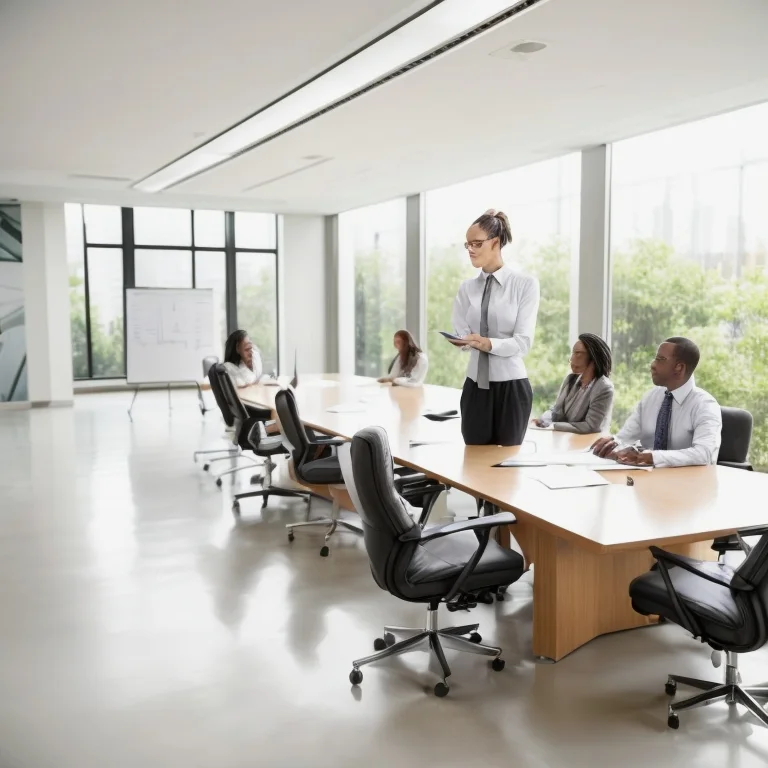 Führungskräfte bei einem professionellen Workshop